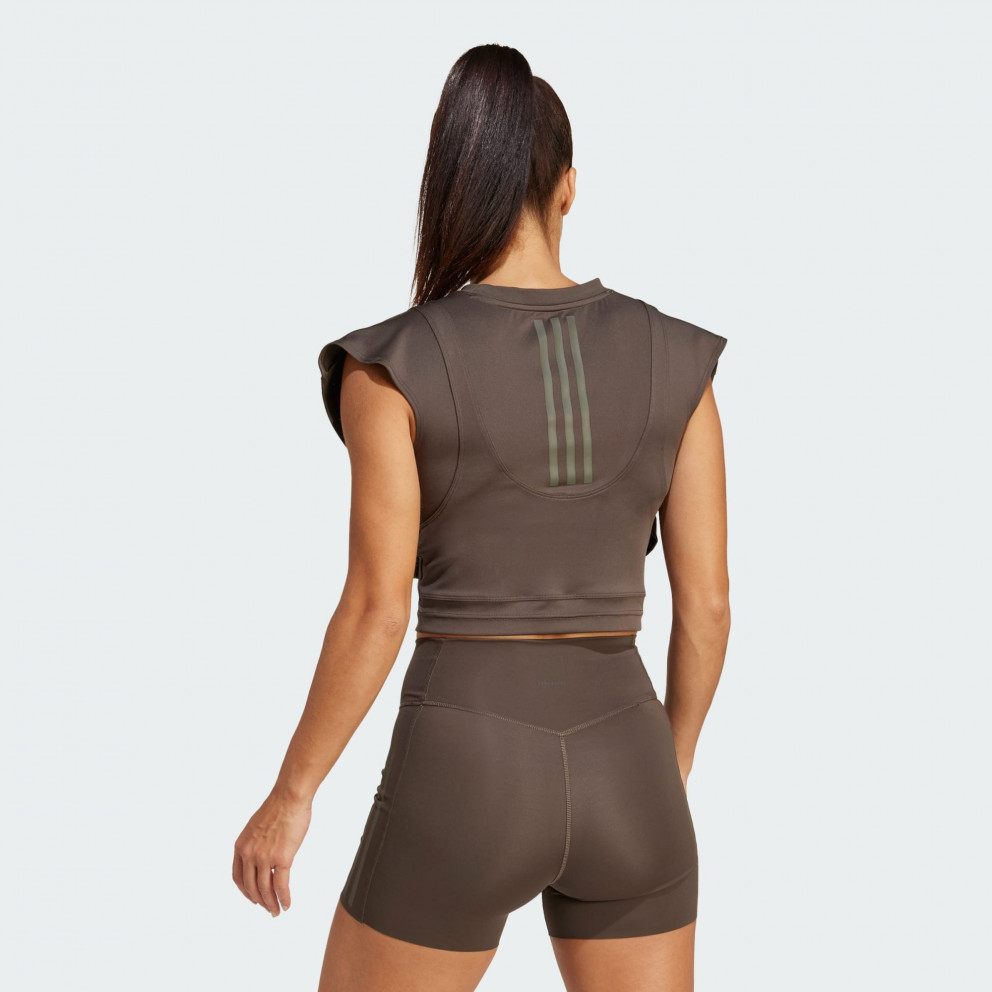 adidas Power Boxy French Terry 3-Stripes Women's Tank Top