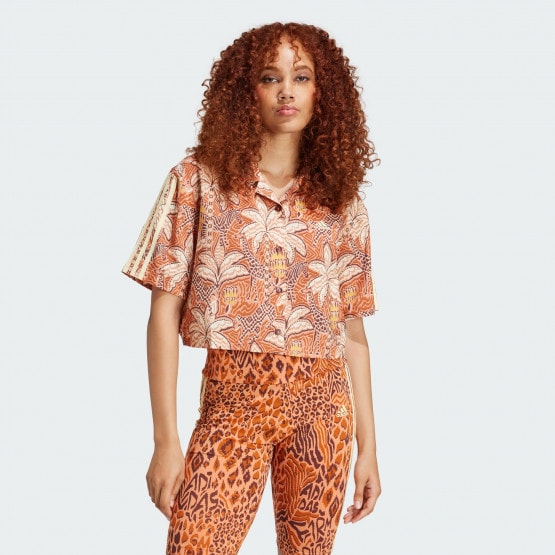adidas Adidas X Farm Rio Oversized Fit Γυναικείο Πουκάμισο