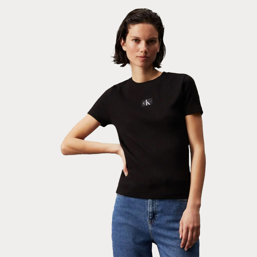 Calvin Klein Calvin Klein Woven Label Rib Baby Γυναικείο T-shirt (9000198005_68372)