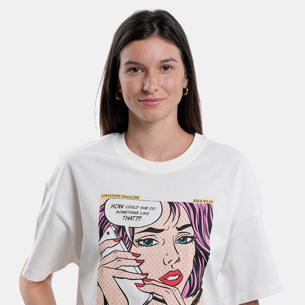 Only Onlcarly S/S Magasin Top Box Jrs
