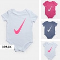 Nike 3 Pack Swoosh Infant's Set Bodysuit