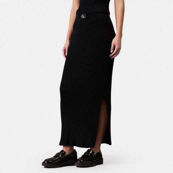 Calvin Klein Woven Label Sweater Skirt