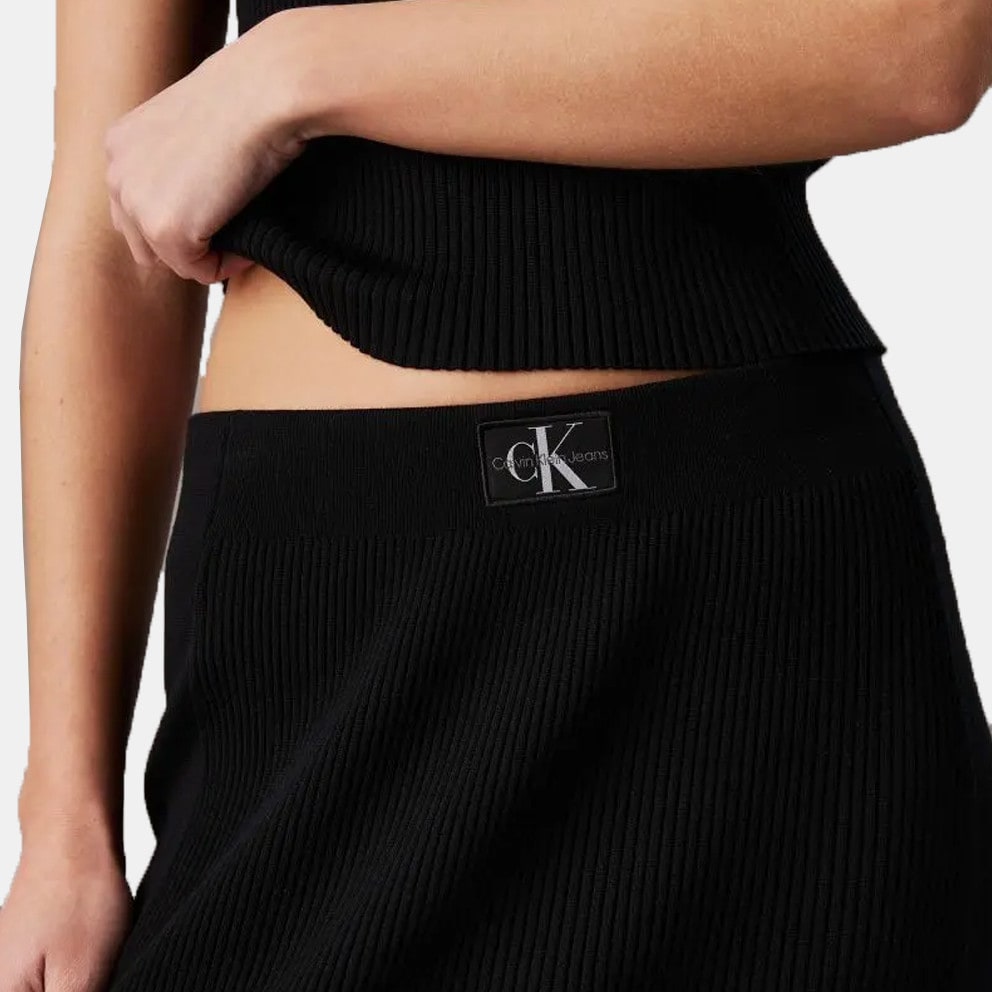 Calvin Klein Woven Label Sweater Skirt