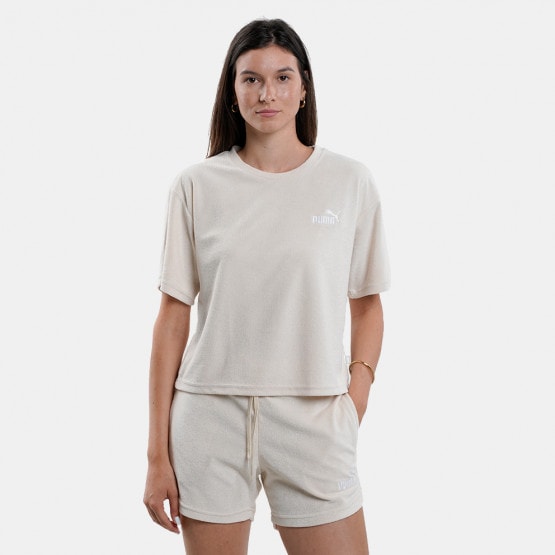 Puma Ess Elevated Relaxed Cropped Tee