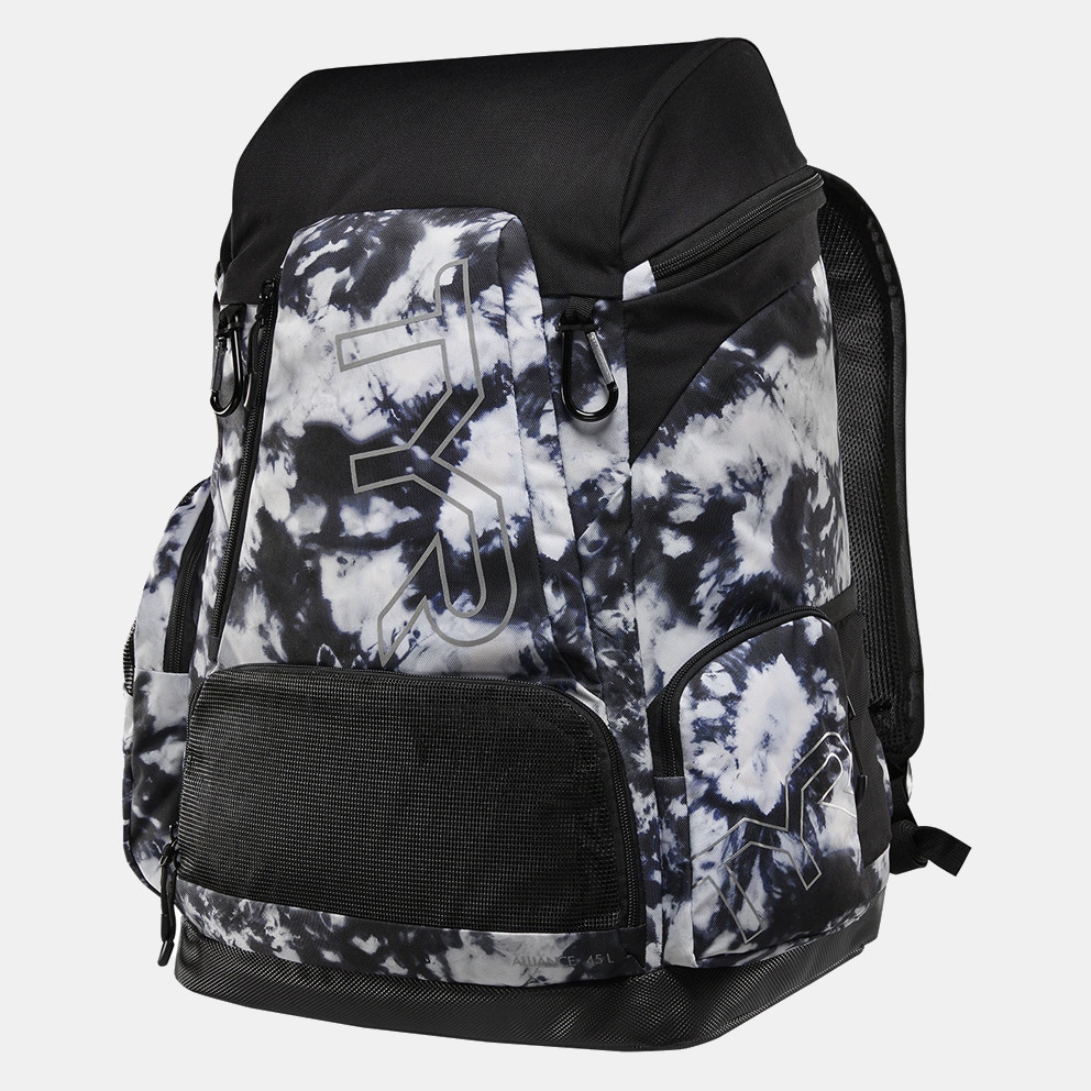 TYR Alliance 45L Tie Dye Backpack White/Black/Mult
