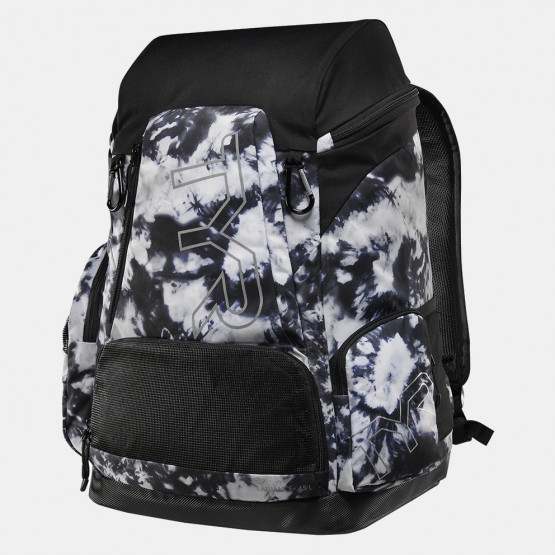 TYR Alliance 45L Tie Dye Backpack White/Black/Mult
