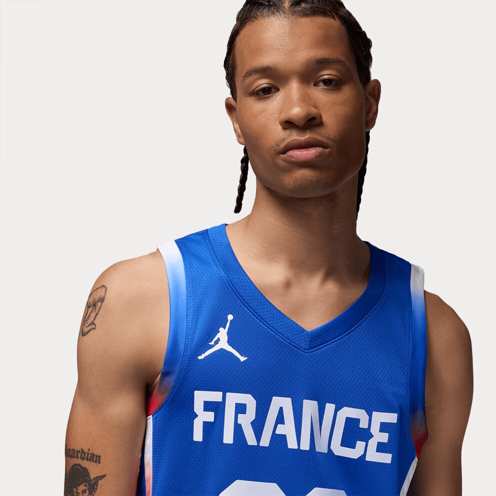 Jordan Dri-FIT Victor Wembanyama France Olympics 2024 Limited Road Mπασκετική Φανέλα