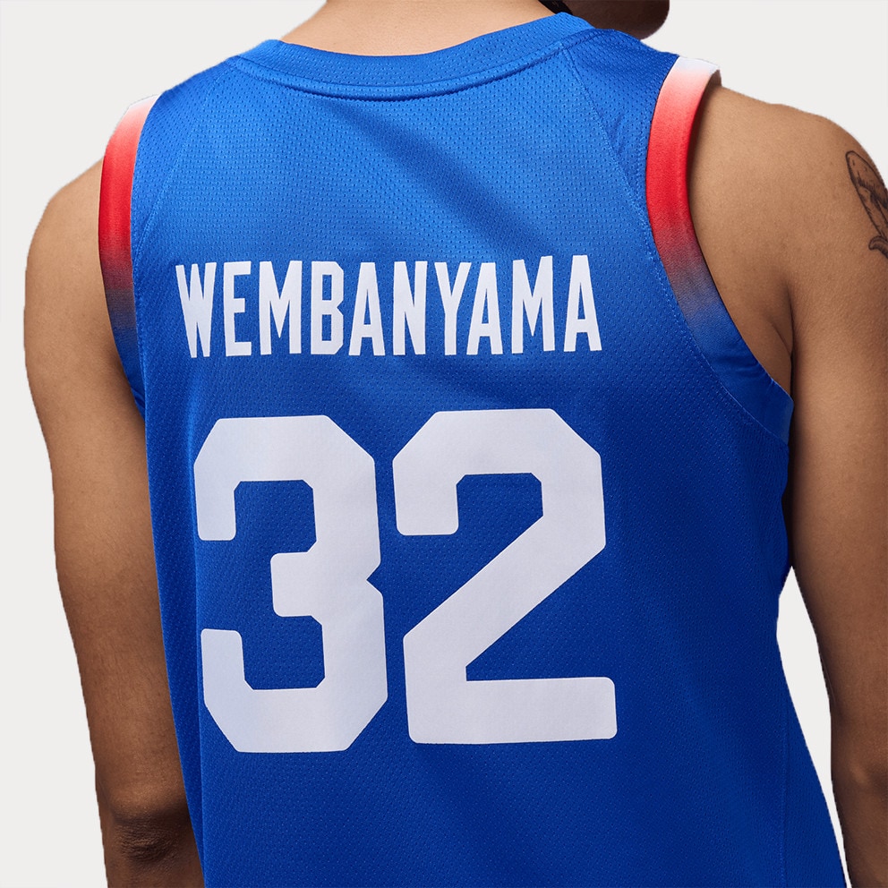 Jordan Dri-FIT Victor Wembanyama France Olympics 2024 Limited Road Mπασκετική Φανέλα