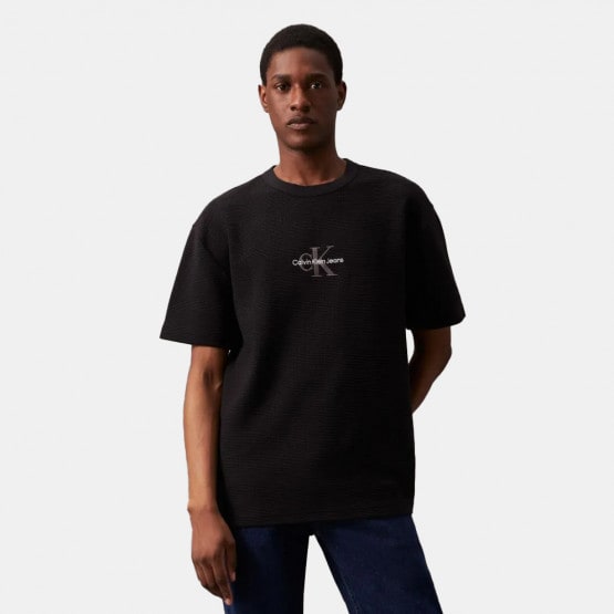 Calvin Klein City Grid Men's T - shirt Black J30J325645