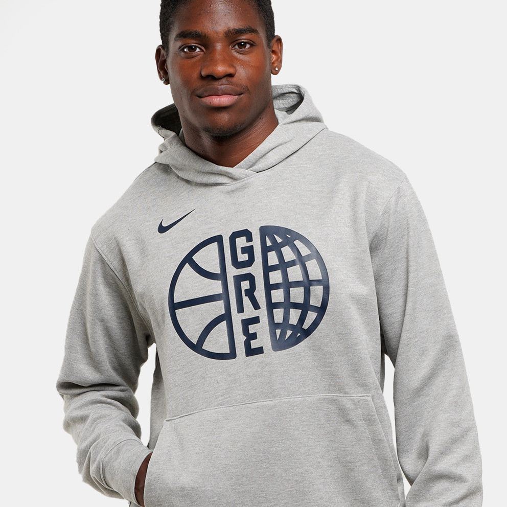 Nike Greece Olympics 2024 Practice Fleece Ανδρική Μπλούζα με Κουκούλα
