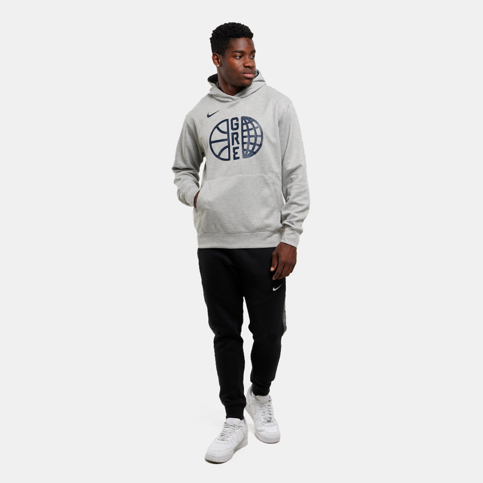 Nike Greece Olympics 2024 Practice Fleece Ανδρική Μπλούζα με Κουκούλα