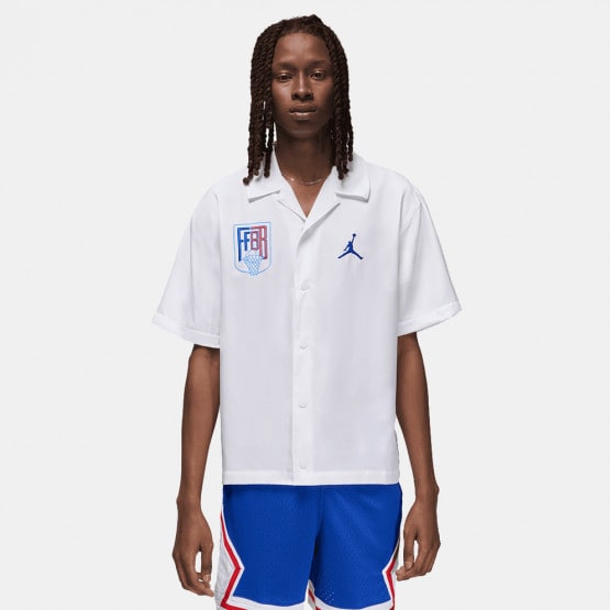 Jordan Sport x Federation Francaise de Basketball Ανδρικό Κοντομάνικο Πουκάμισο