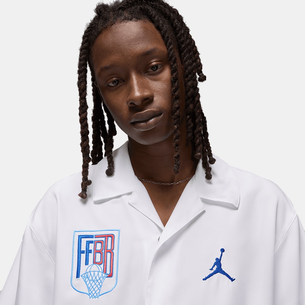 Jordan Sport x Federation Francaise de Basketball Ανδρικό Κοντομάνικο Πουκάμισο