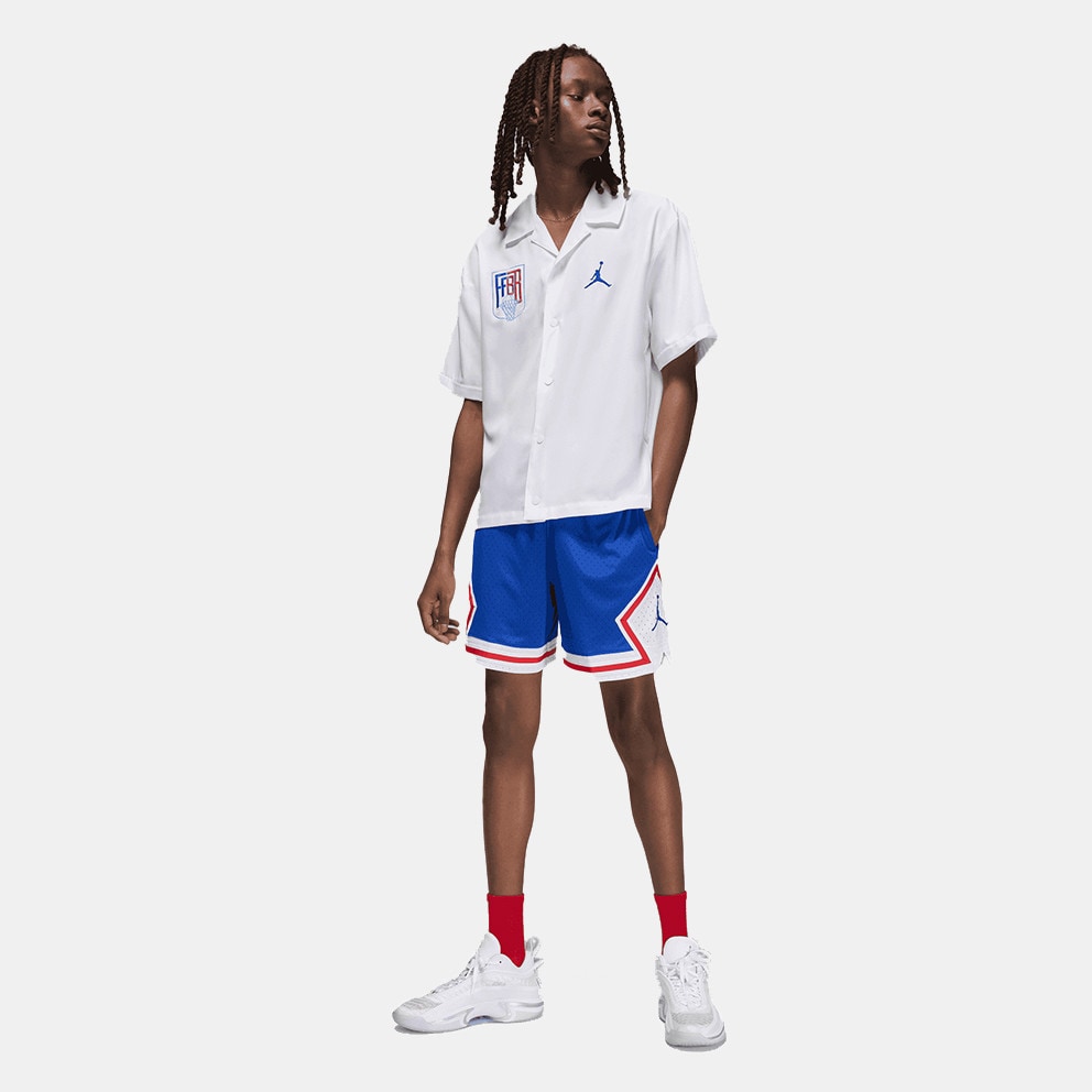 Jordan Sport x Federation Francaise de Basketball Ανδρικό Κοντομάνικο Πουκάμισο