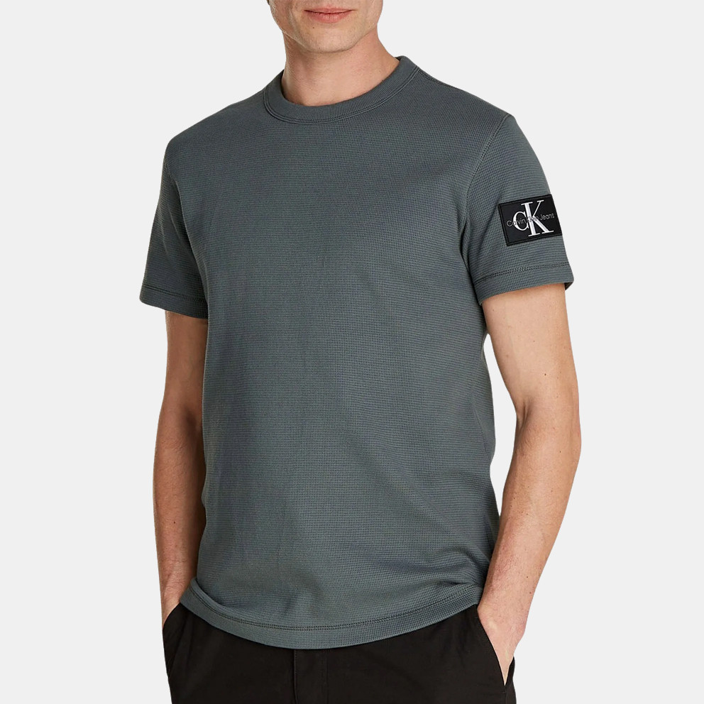 Calvin Klein Calvin Klein Badge Waffle Ανδρικό Τ-shirt (9000198023_80672)