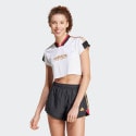 adidas Tiro Cut 3 - Stripes Women's Cropped Τ-shirt