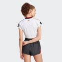 adidas Tiro Cut 3 - Stripes Women's Cropped Τ-shirt