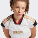 adidas Tiro Cut 3 - Stripes Women's Cropped Τ-shirt