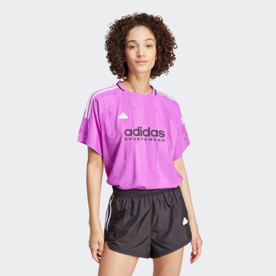 adidas Tiro Cut 3-Stripes Jacquard Boyfriend Women's T-shirt