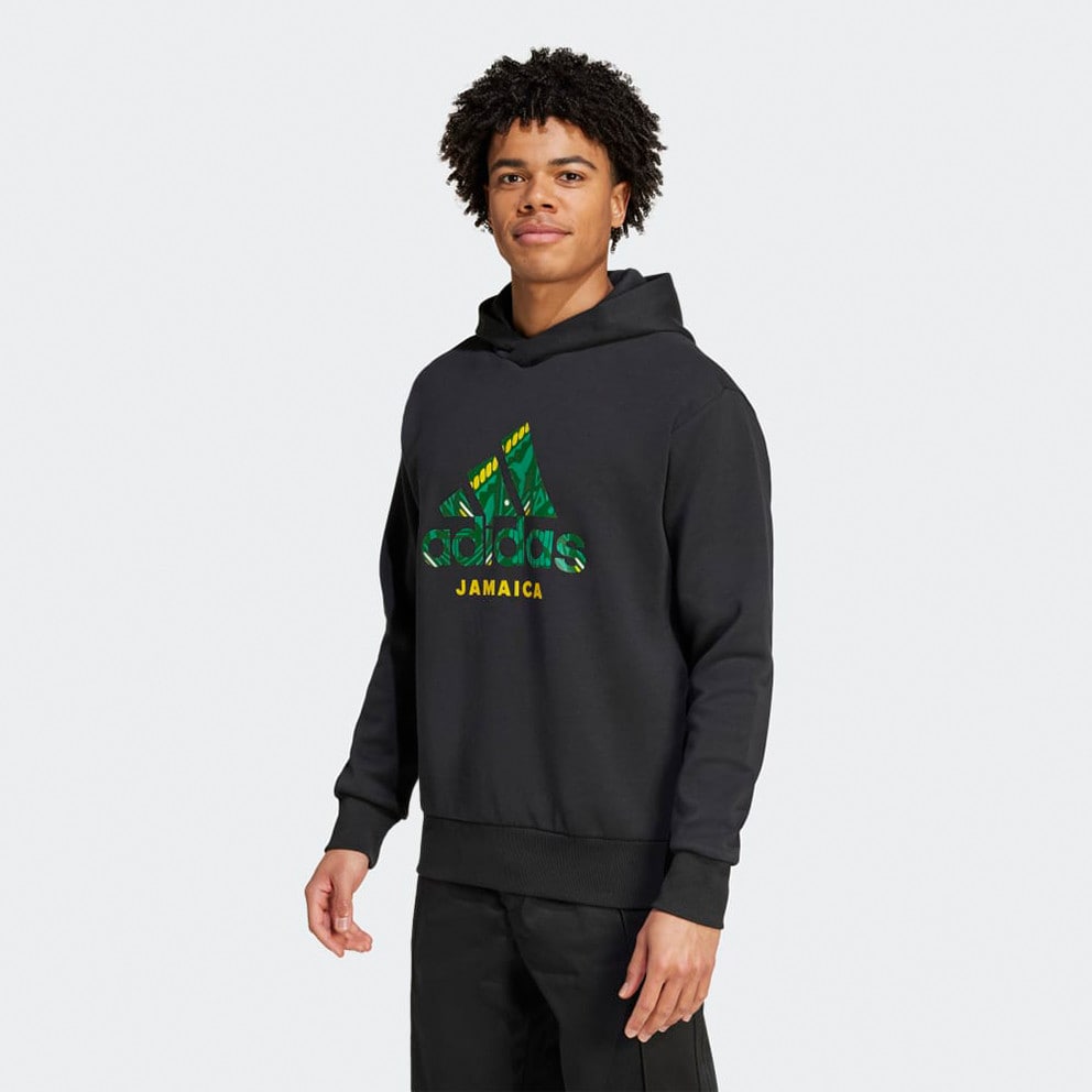 adidas Jamaica Ανδρική Μπλούζα με Κουκούλα