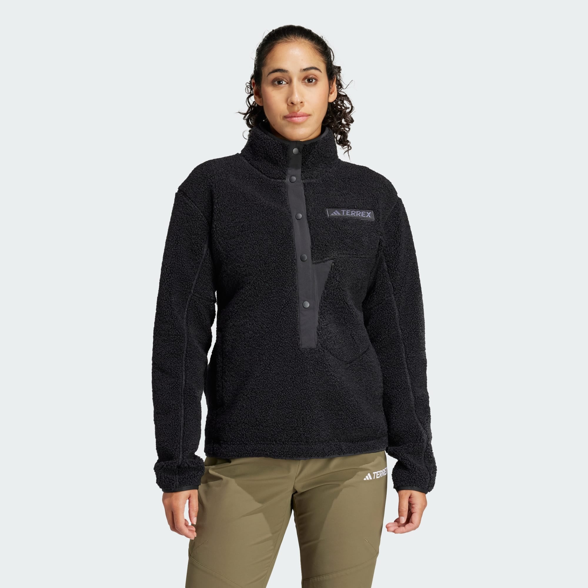 adidas Terrex adidas Terrex Terrex Xploric High Pile Fleece Pullover Sweatshir (9000200393_1469)