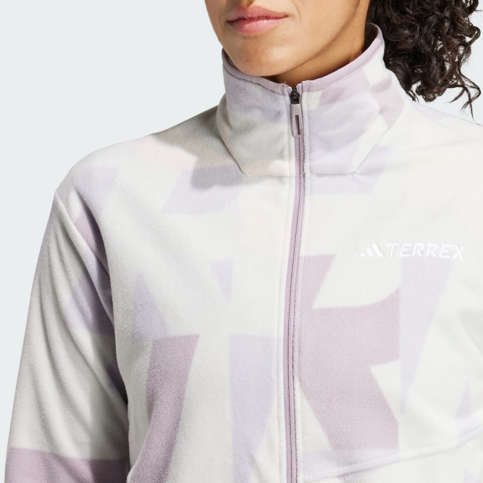 adidas Terrex Terrex Multi Printed Full-Zip Fleece Jacket