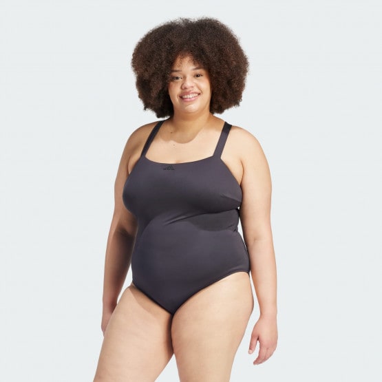 adidas Iconisea Padded Premium X-Back Swimsuit (Plus Size