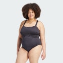 adidas Iconisea Padded Premium X-Back Swimsuit (Plus Size