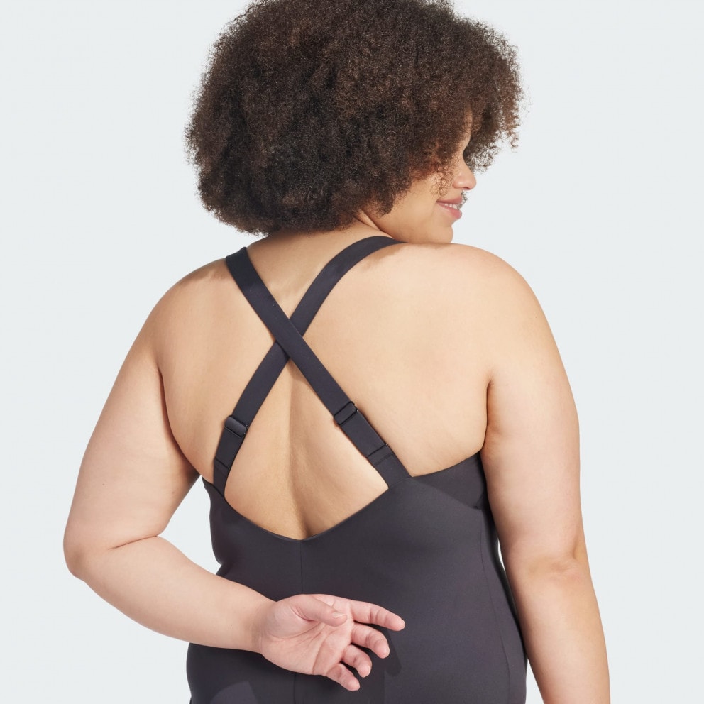 adidas Iconisea Padded Premium X-Back Swimsuit (Plus Size