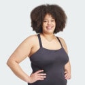 adidas Iconisea Padded Premium X-Back Swimsuit (Plus Size