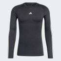 adidas Techfit Compression Training 3-Stripes Long Sleeve