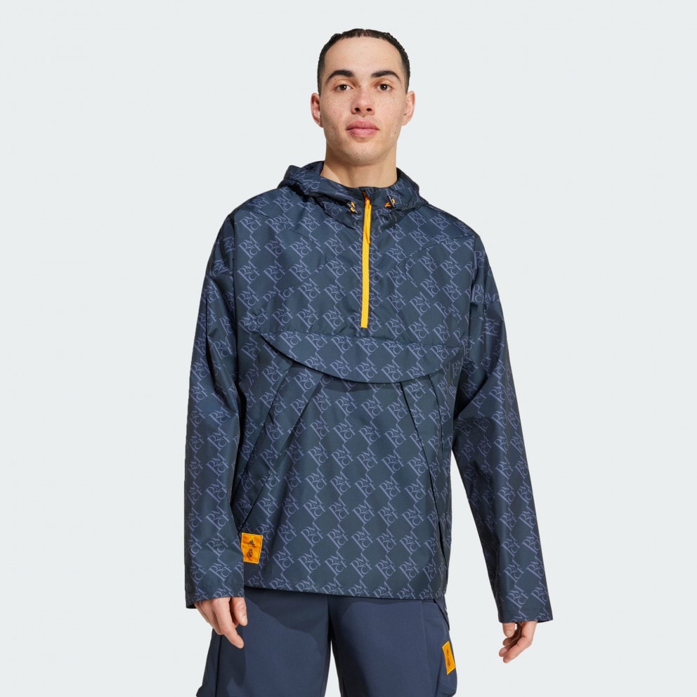 adidas Real Madrid Seasonal Half-Zip Windbreaker