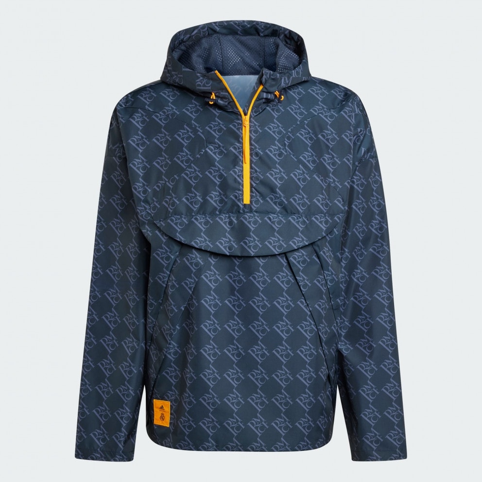 adidas Real Madrid Seasonal Half-Zip Windbreaker