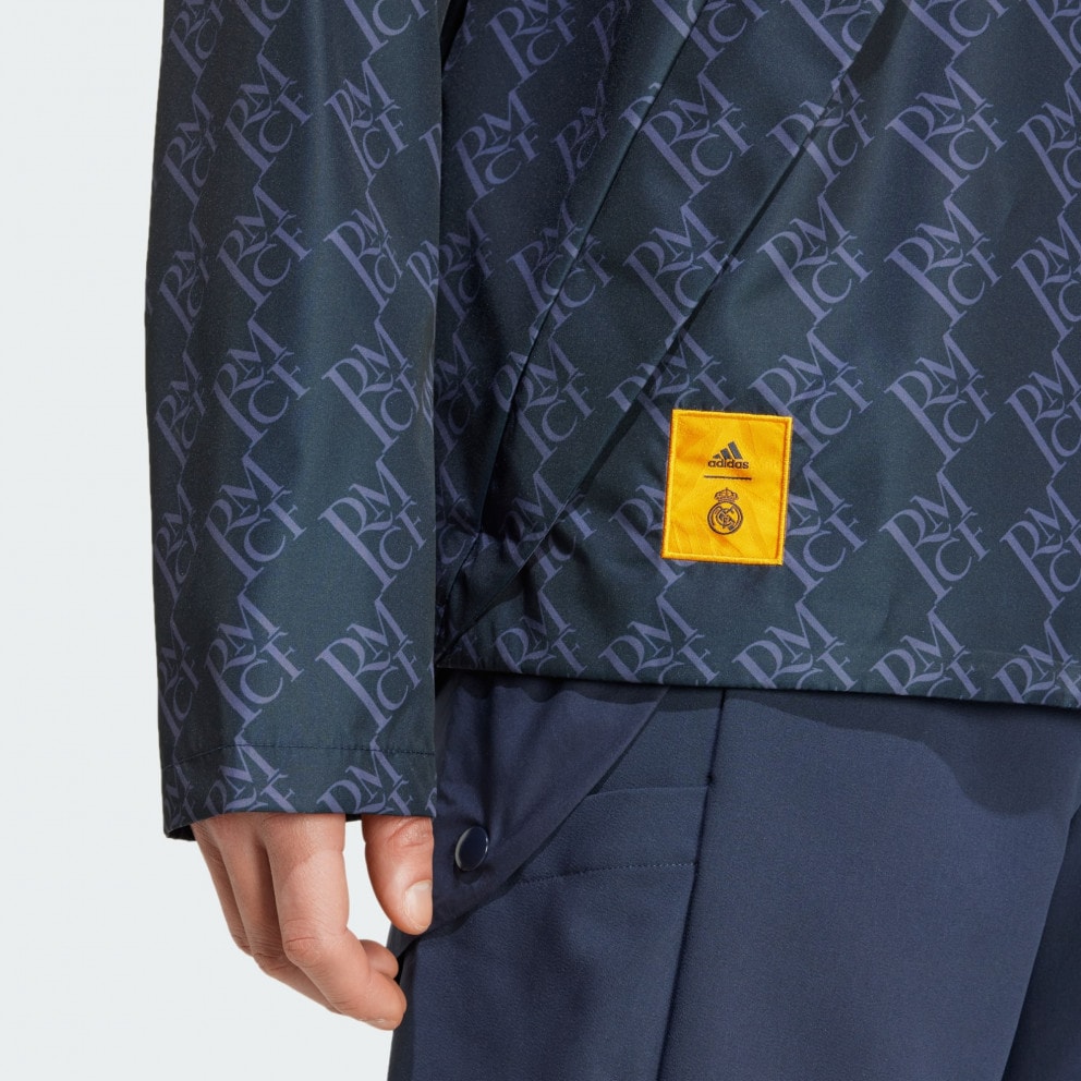 adidas Real Madrid Seasonal Half-Zip Windbreaker