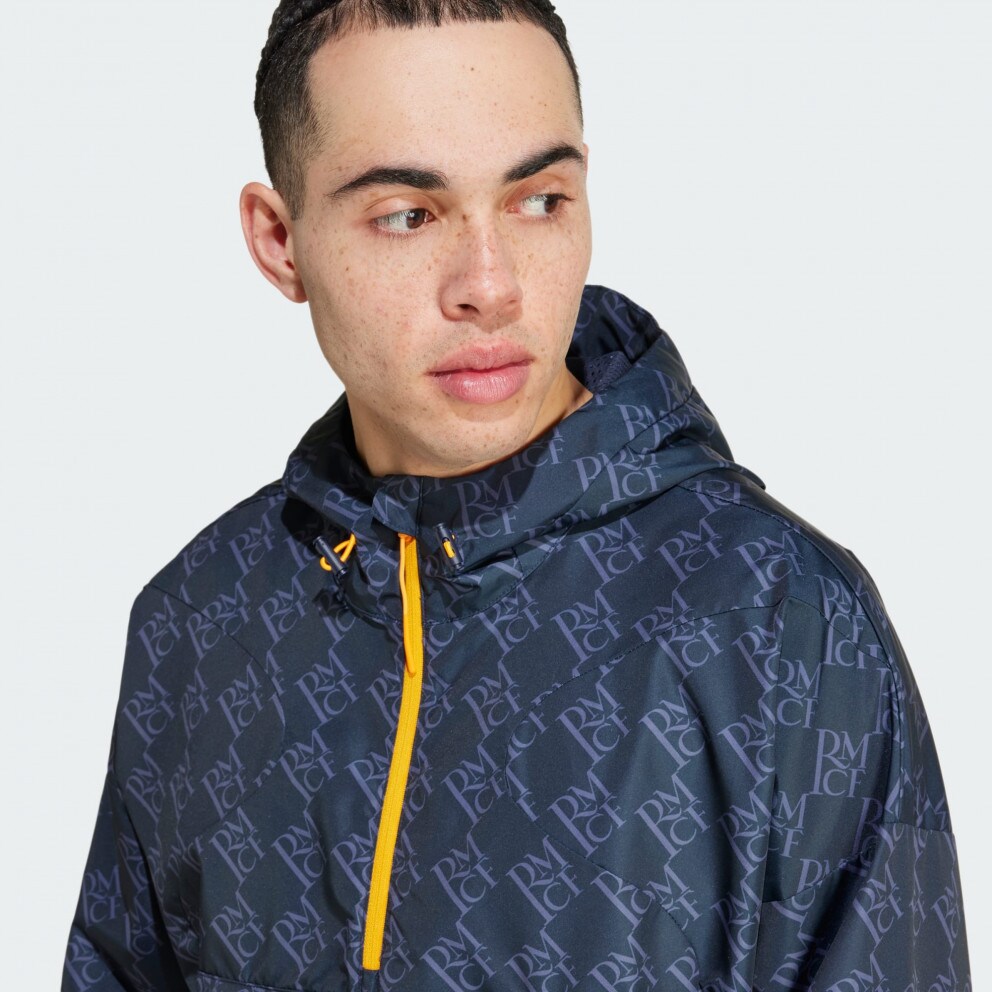 adidas Real Madrid Seasonal Half-Zip Windbreaker