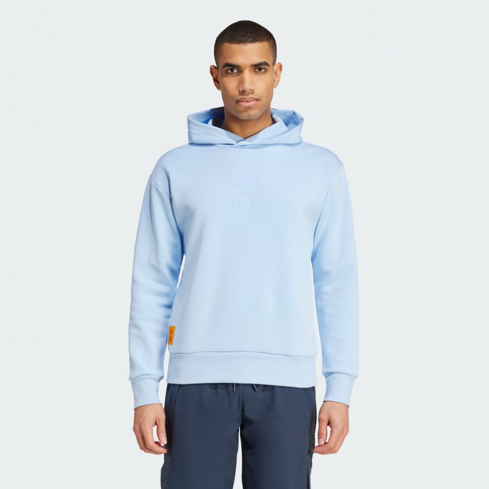 adidas Real Madrid Seasonal Doubleknit Hoodie Glow Blue IT3798