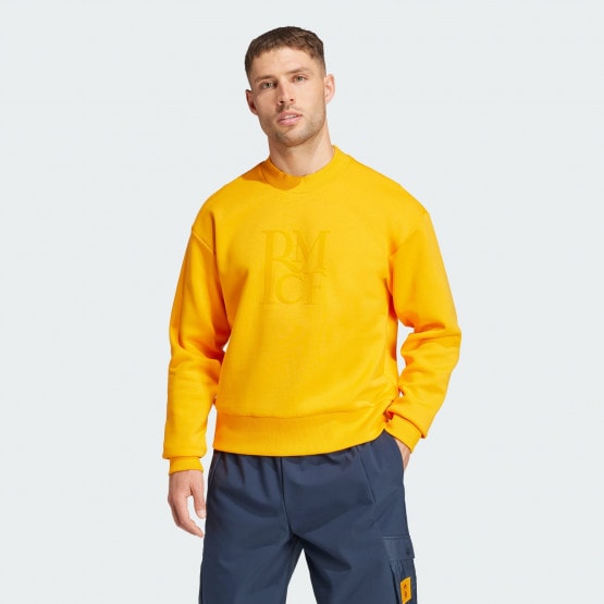adidas Real Madrid Seasonal Doubleknit Crewneck Sweatshir