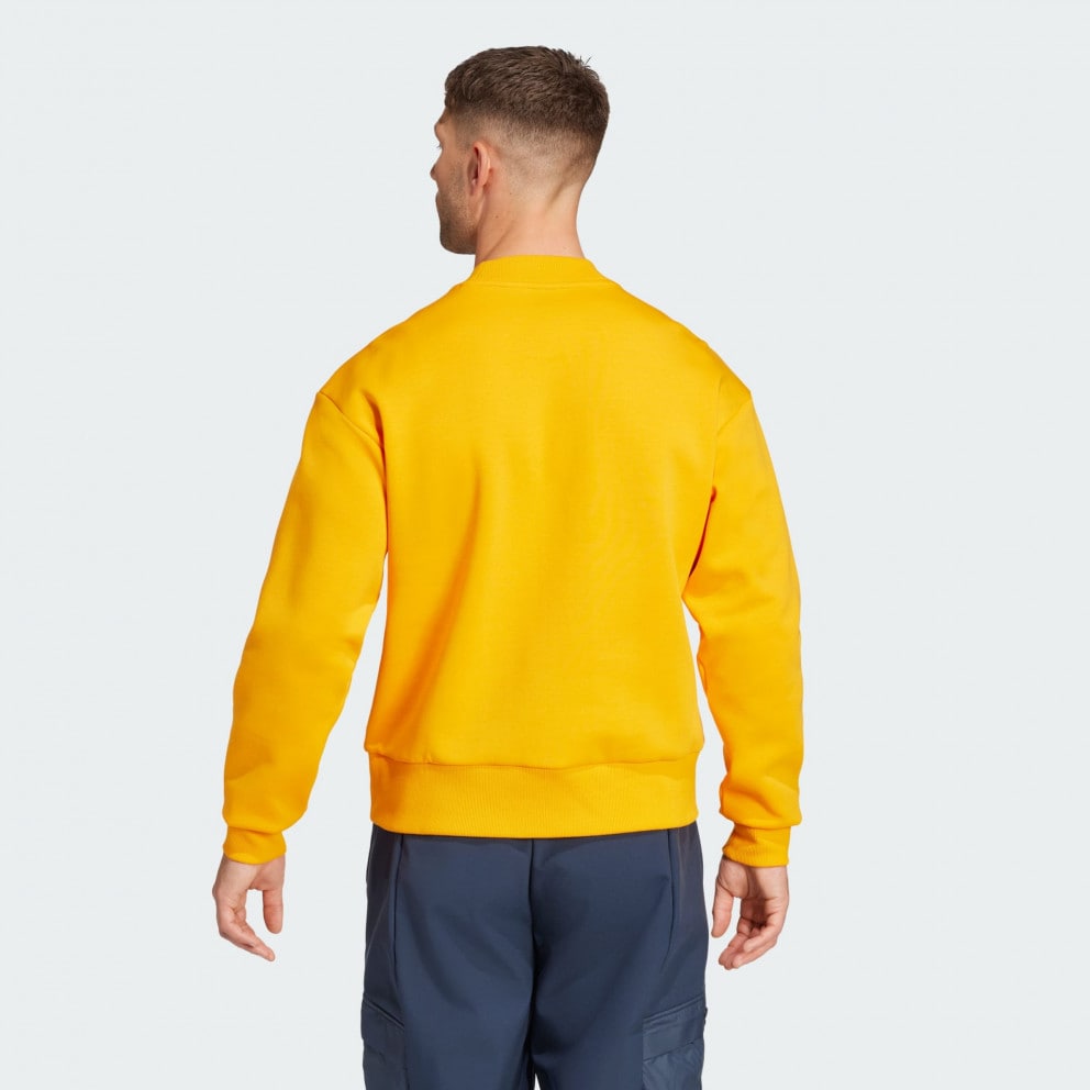 adidas Real Madrid Seasonal Doubleknit Crewneck Sweatshir