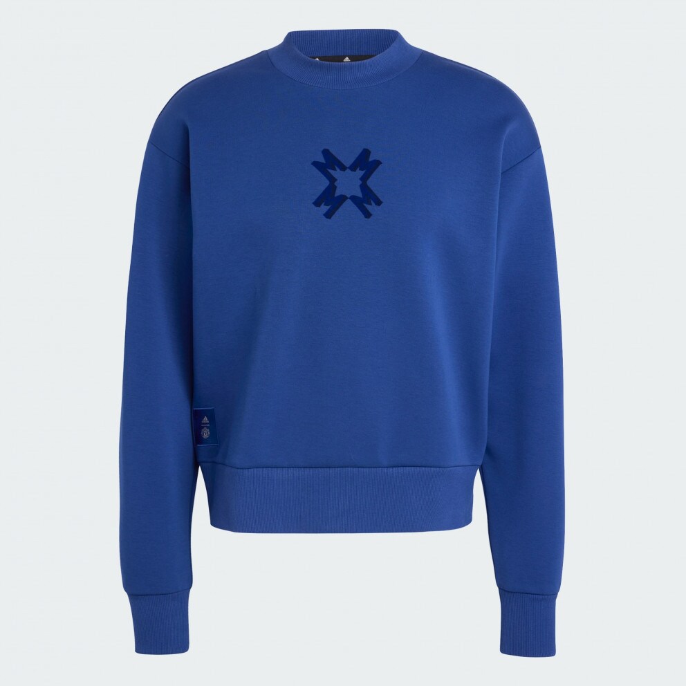 adidas Manchester United Seasonal Doubleknit Crew Sweatsh