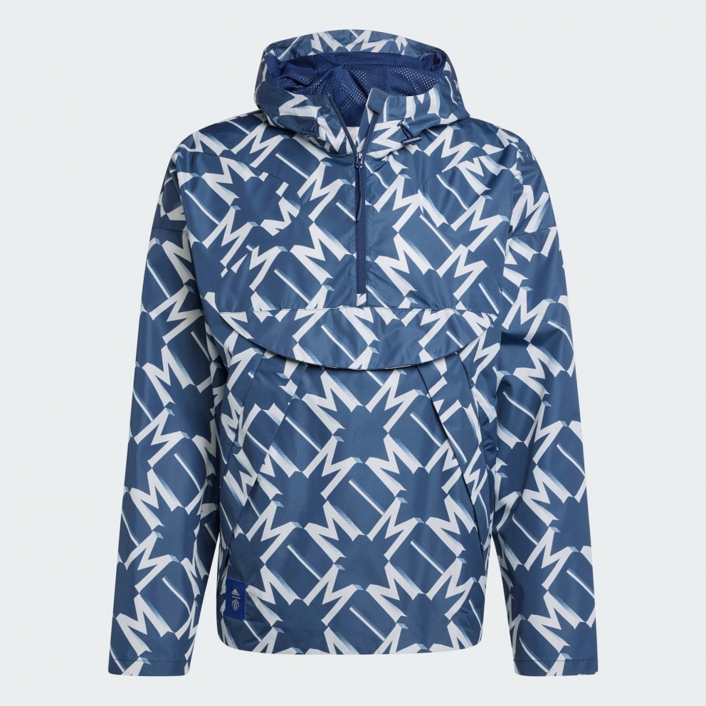 adidas Manchester United Seasonal Half-Zip Windbreaker