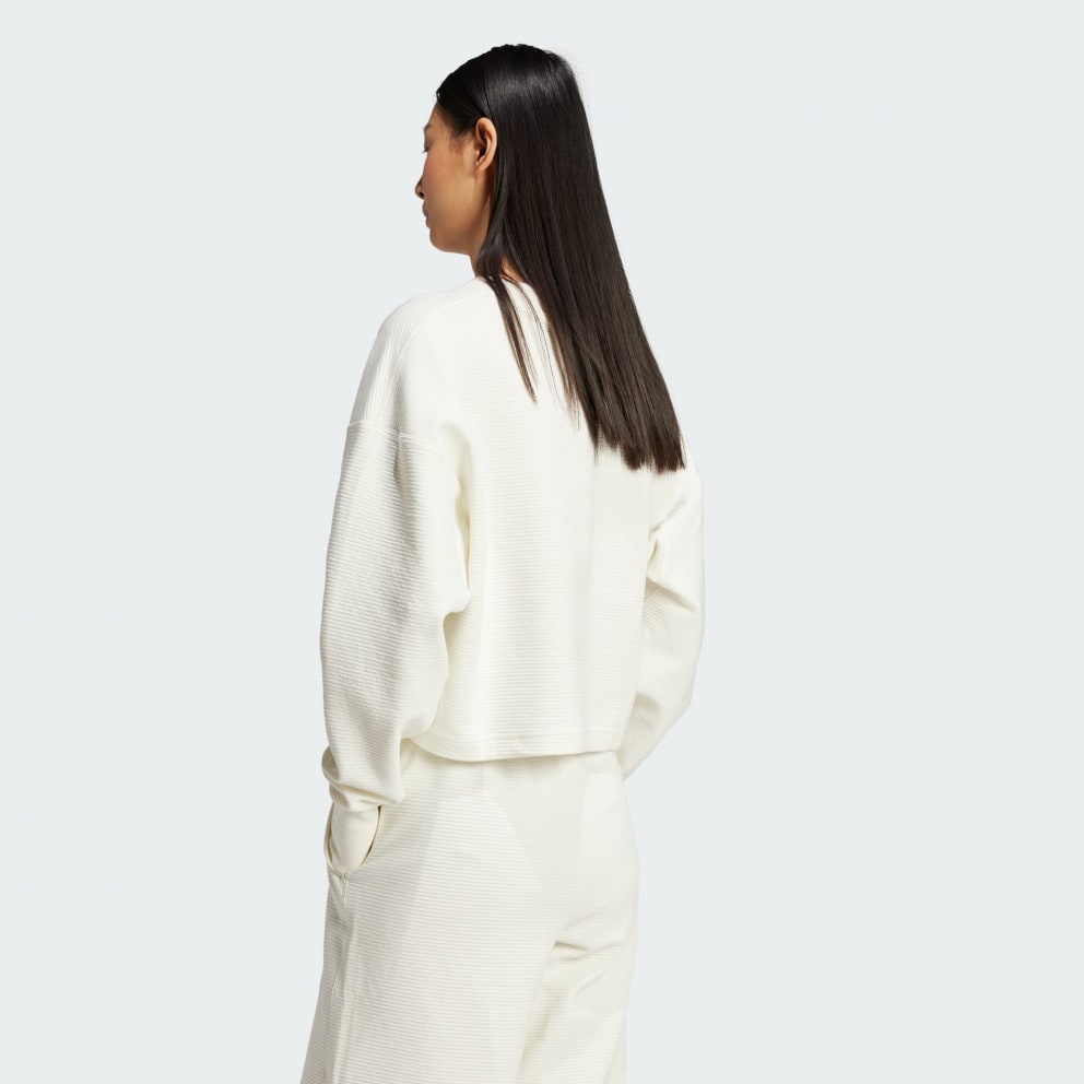 adidas All Szn Ribbed V-Neck Sweatshirt