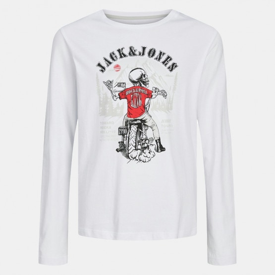 Jack & Jones Jjskull Rock Tee Ls Crew Neck Jnr