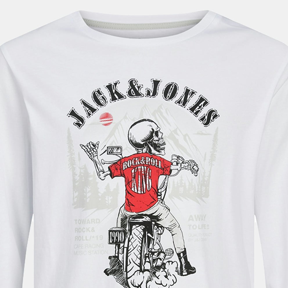 Jack & Jones Jjskull Rock Tee Ls Crew Neck Jnr