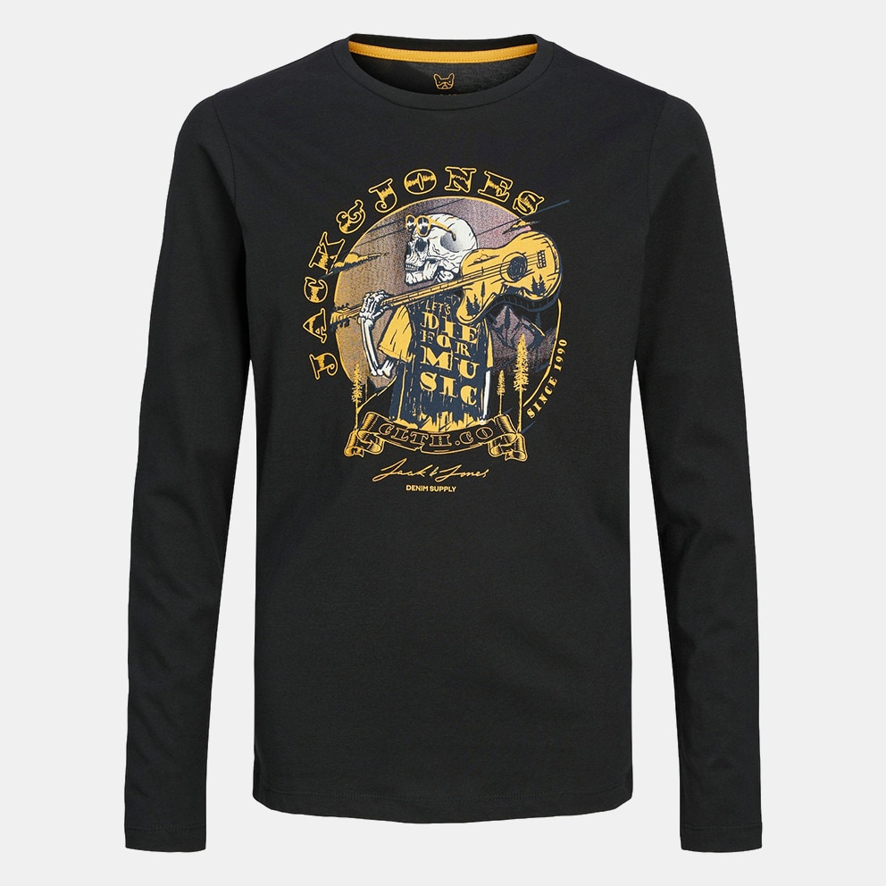 Jack & Jones Jjskull Rock Tee Ls Crew Neck Jnr