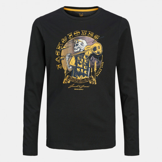 Jack & Jones Jjskull Rock Tee Ls Crew Neck Jnr