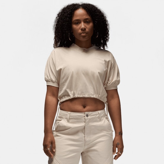 Jordan W J Ss Knit Sld Top