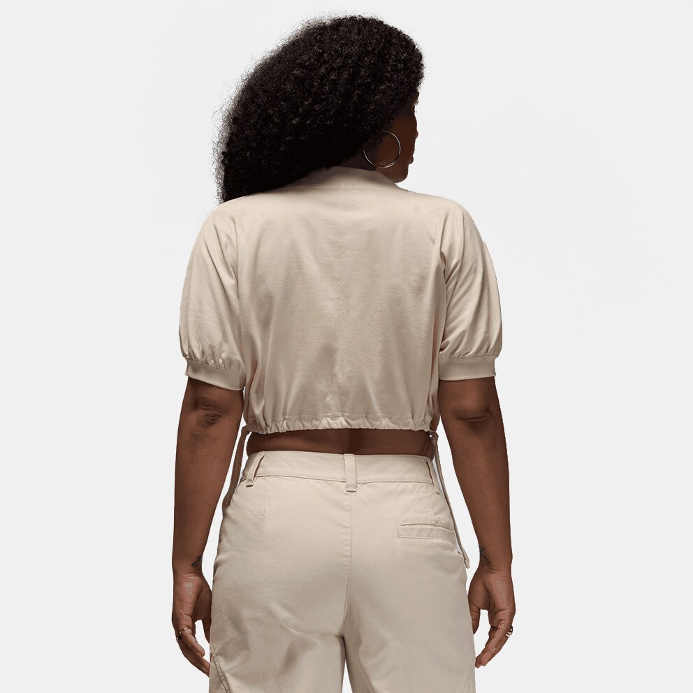 Jordan W J Ss Knit Sld Top
