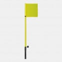 Corner Flag with PVC Support Pipe (Set of 4 Pieces)