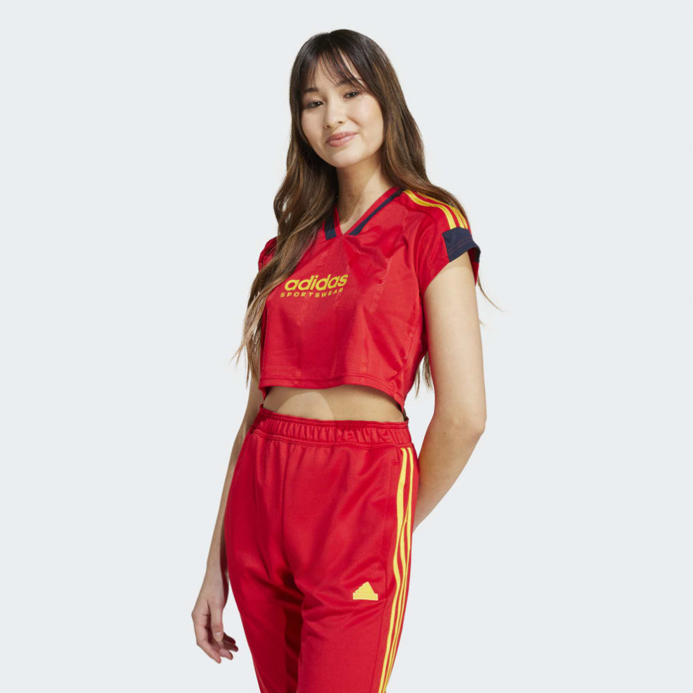 adidas Tiro Cut 3-Stripes Cropped Women's T-shirt