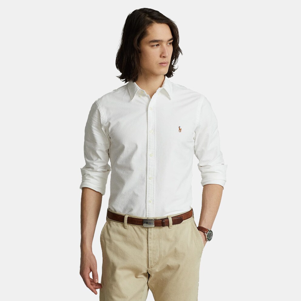 Polo Ralph Lauren Slim Fit Oxford Ανδρικό Πουκάμισο Core Replen